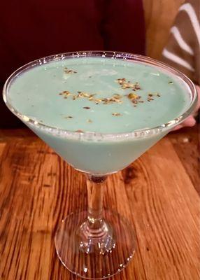 Pistachio martini