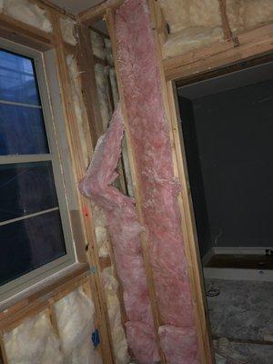 We paid $5000 extra for all interior walls to be insulated. On inspection most of it had fallen out.