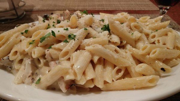 Chicken Penne Alfredo