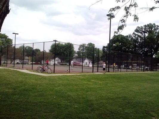 Tennis courts