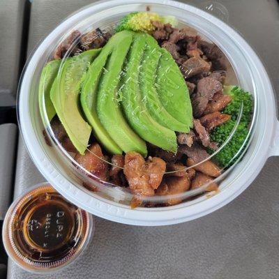 Works bowl with avocado