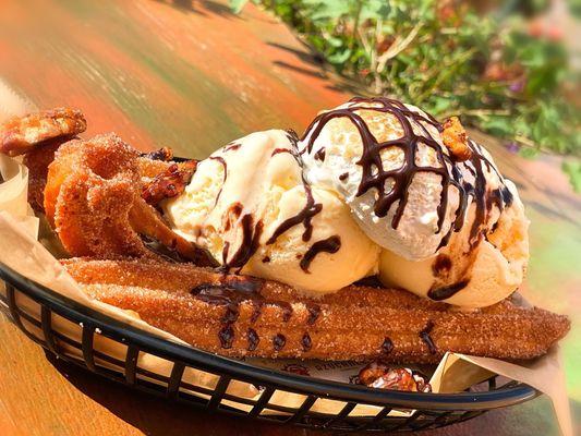 Churro Sundae