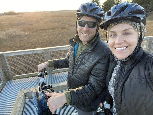 Bike/Walking Trails in Cape Henlopen (about 7 miles from Seagreen Bicycle)