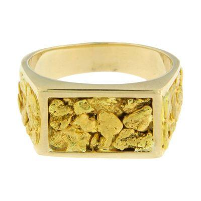 Gold Nugget Ring