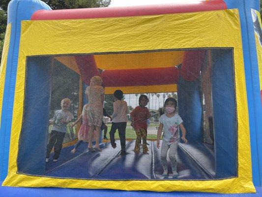 Bounce house fun!