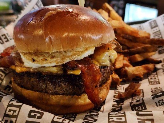 Hangover Burger + Bacon