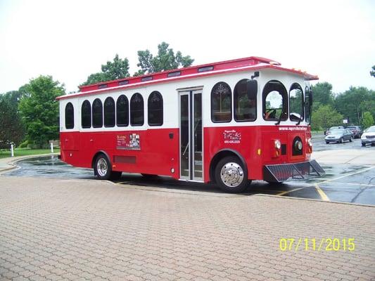 Fantastic, new, air-conditioned trolley!