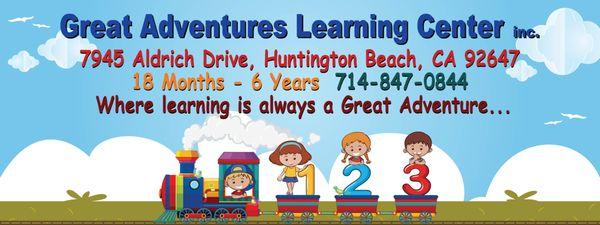 Welcome to Great Adventures Learning Center inc.