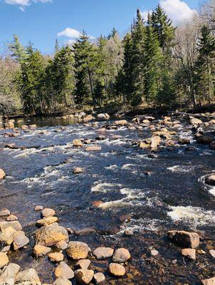 Sounds of the Adirondack streams soothes the soul