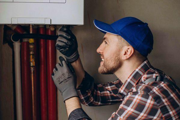 Water heater plumbing repair