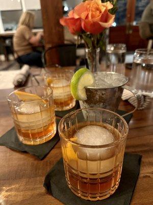 3x Old Fashioned and Mexican Mule