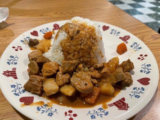 Menudo and rice