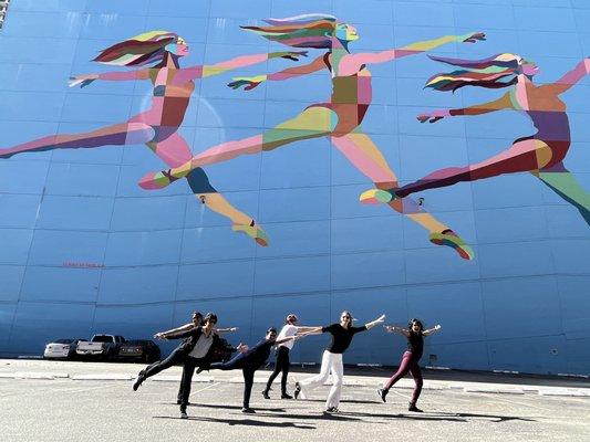 Tapping into their inner ballerinas!