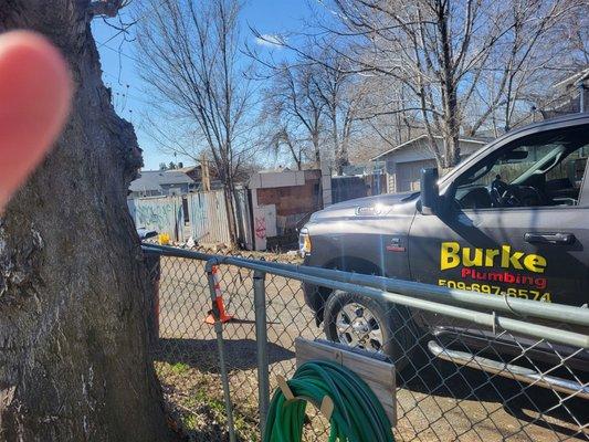 Burke Plumbing denied access to my Alleyway prohibited Yakima Waste from collecting Garbage