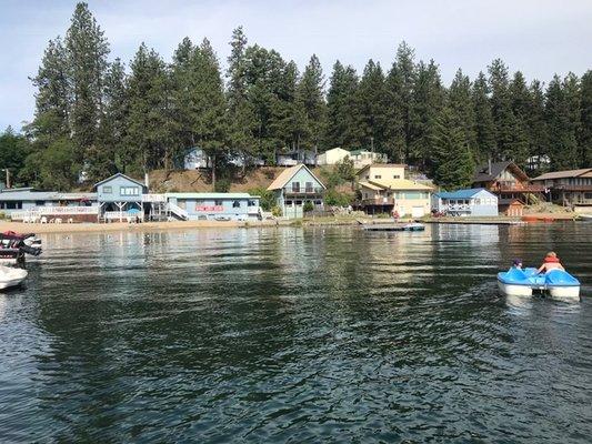 our kids loved going out in these paddle boats!