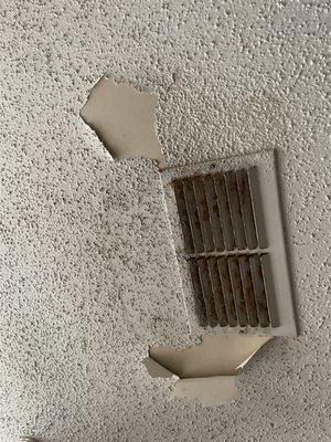 Chipping Popcorn Ceiling