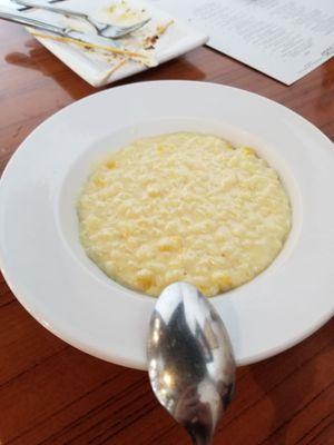 Sweet corn risotto