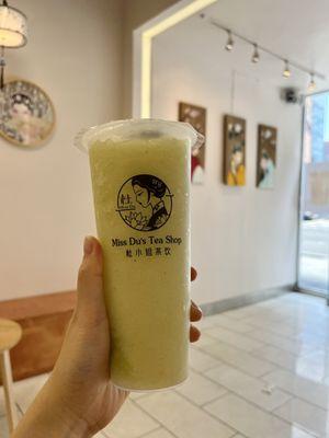 Green Grape Fresh Fruit Slush ($6.95) - watered down but fragrant