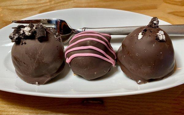 Chocolate truffles.