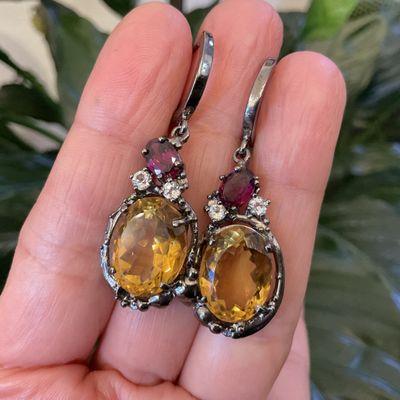 Citrine earrings