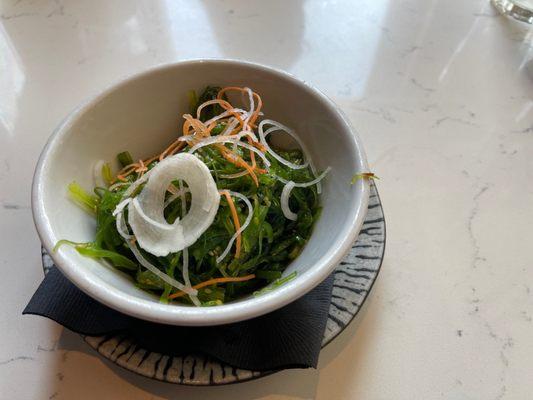 Seaweed salad appetizer