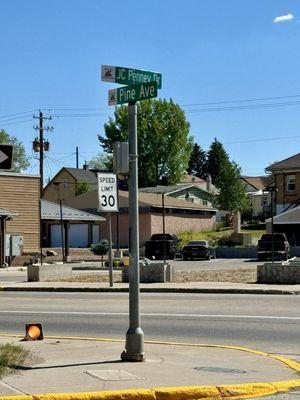 07.08.24 corner of JC Penney Dr and Pine Ave in Kemmerer WY