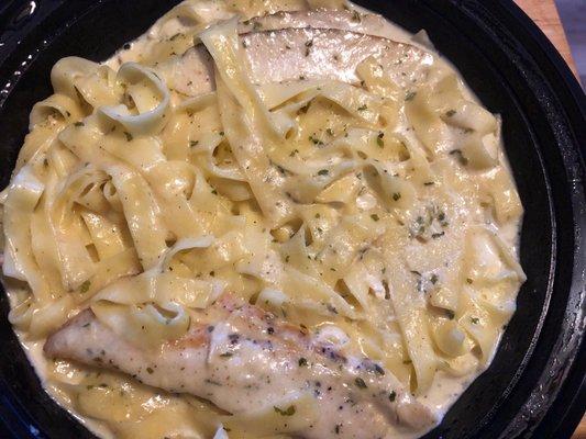 Fettuccine Alfredo with Chicken