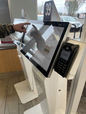 Kiosk for ordering