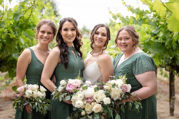 The bouquets were so gorgeous and smelled amazing.