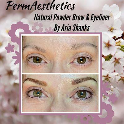 Soft Powder Brow and  Eyeliner by Aria Shanks