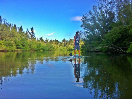 Chasing Surf or Crusing the Flats
Doing some Yoga or taking the Dog
Maybe throwin out the Fishing line 

Stand Up Paddle Boards.com