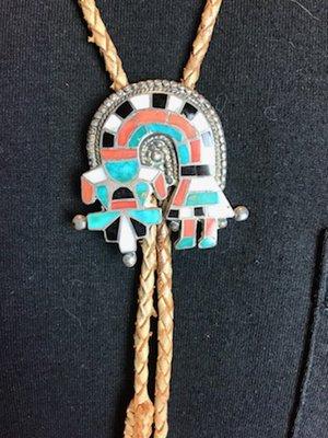 1950's Zuni Bolo Tie! RARE!