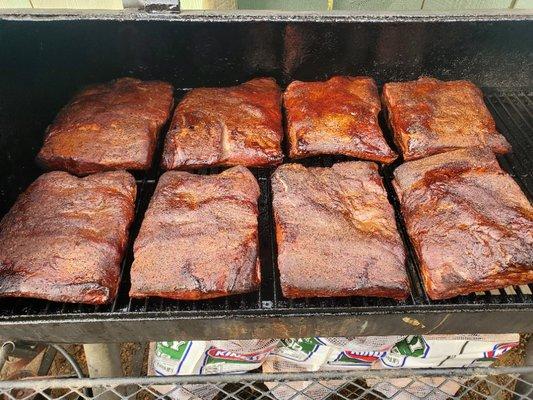 10 hr smoke on these short ribs