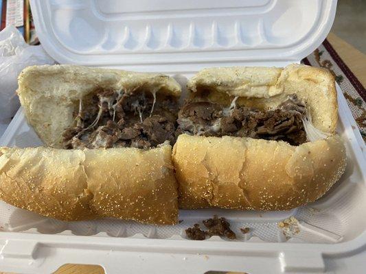 Cheesesteak sub