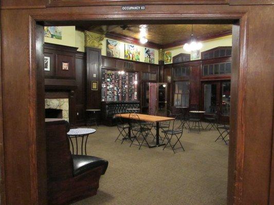 Upper room is great for group celebrations, games and parties.