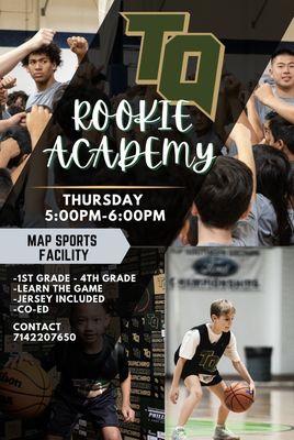 ROOKIE ACADEMY. GRADES 1-4 WELCOME