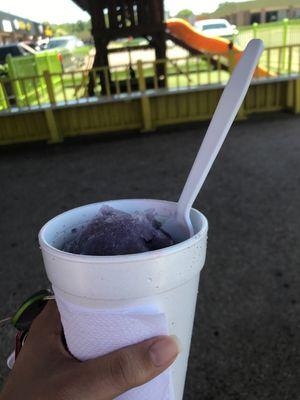 Large snow angel shaved ice