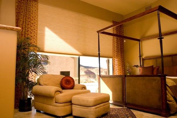 Motorized Honeycomb Shades