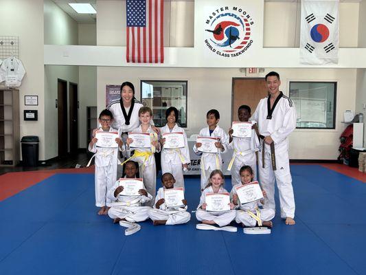 Congratulations, June testing candidates, on achieving your next belt! Great job today