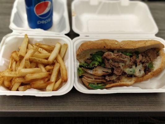 Steak & Cheese combo...