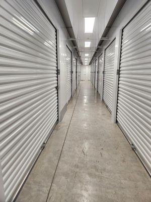 Potter's Self Storage LLC - inside climate controlled storage hallways.