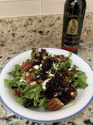 Another delicious salad I made using the Blackberry Ginger vinegar