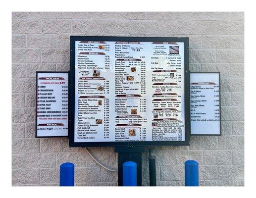 Drive Thru Menu  @ The Lucky Dog  1819 W Lake St, Melrose Park, IL