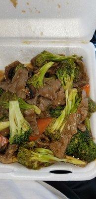 Broccoli Beef entree