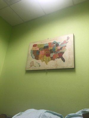 Nice map at rainbow clinic