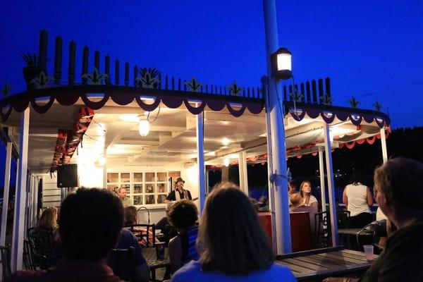 Live music on the top deck