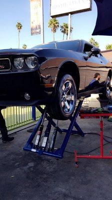 Marciano 2010 dodge challenger hemi nice car just got some new tires fresh rubber!! 

Call or text for a quote!!!