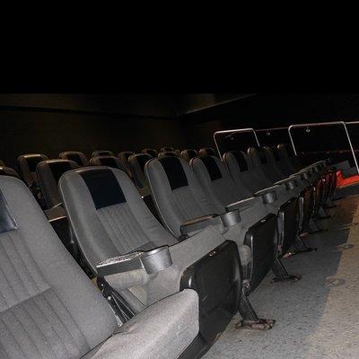 Outdated Movie Theater or they used recycled chairs