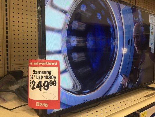 They want to sell a used demo for $249 and I bought this Exact same TV new n box at Costco for $219.