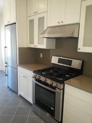 Remodeled kitchen